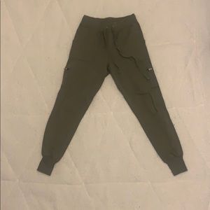army green joggers